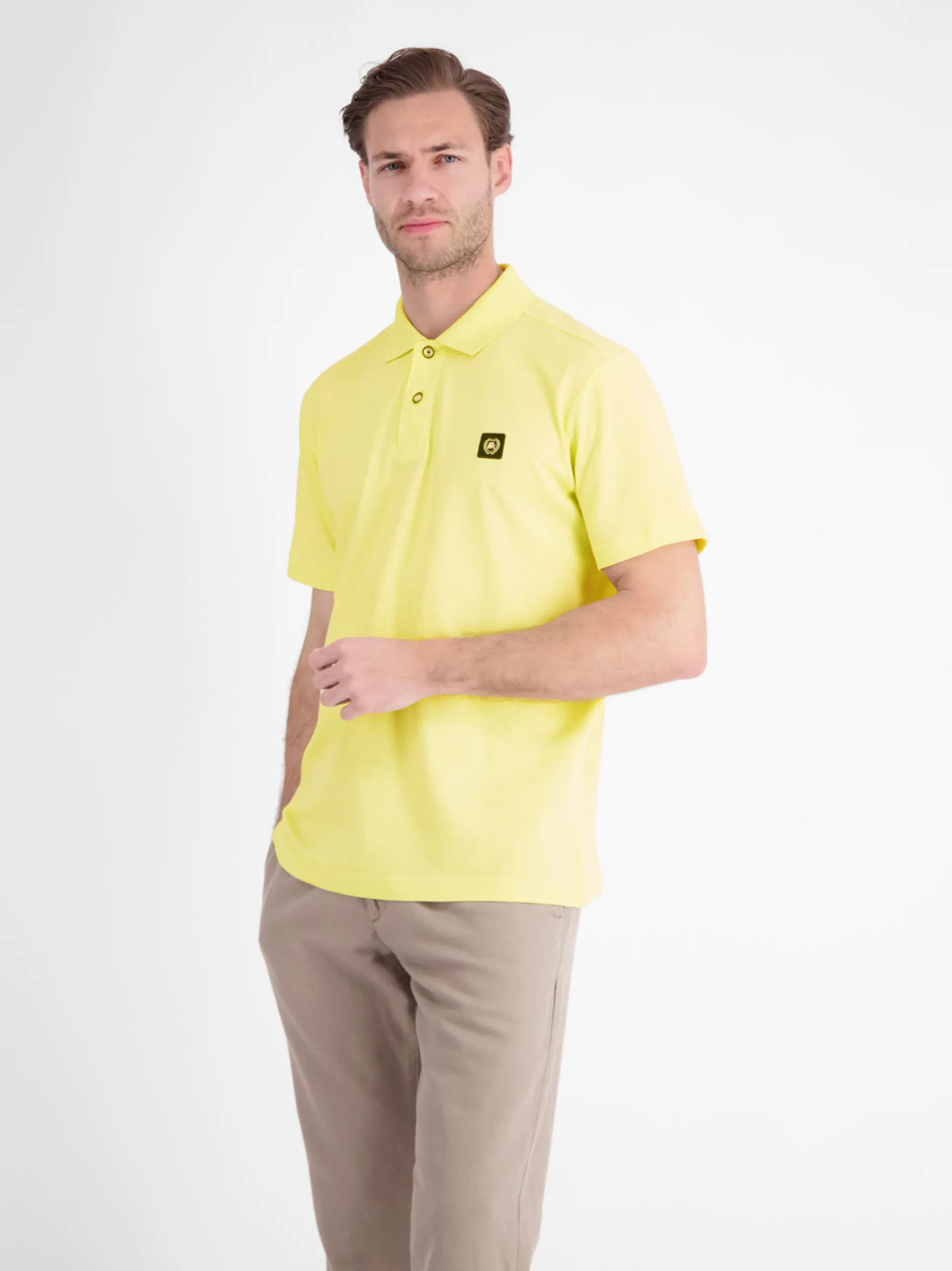 LERROS Herren Poloshirt in gelb