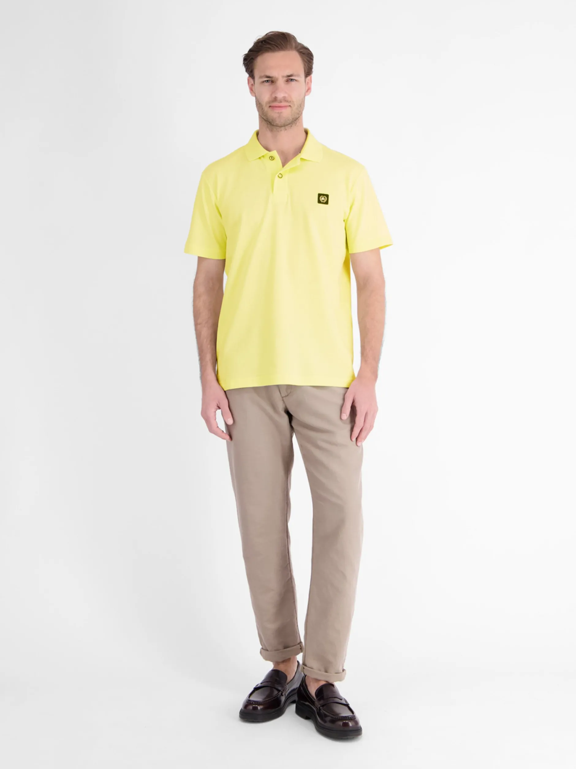 LERROS Herren Poloshirt in gelb
