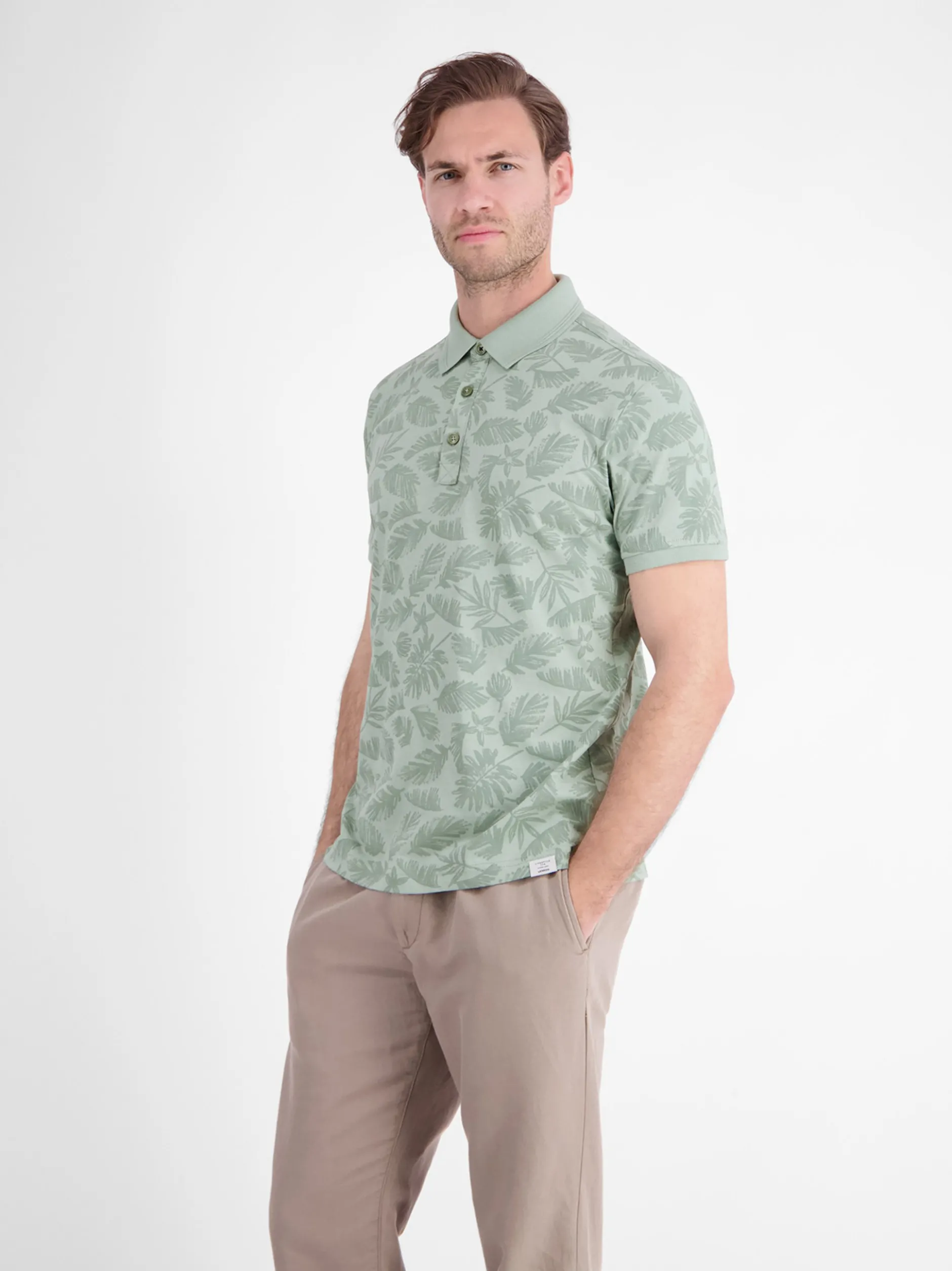 LERROS Herren Poloshirt in grün