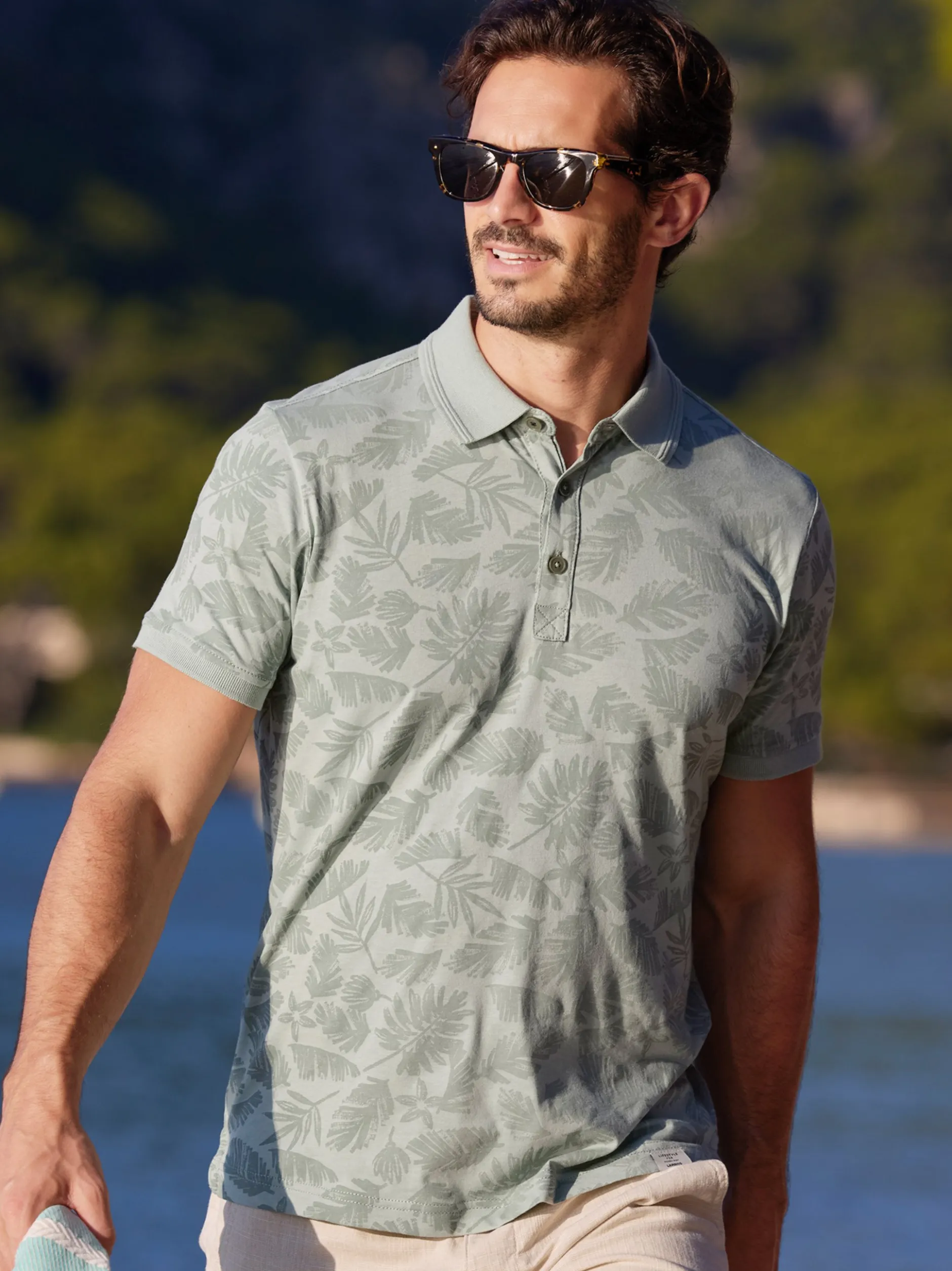 LERROS Herren Poloshirt in grün