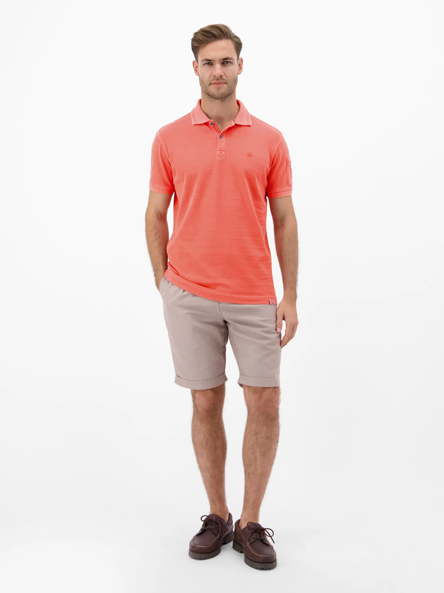 LERROS Herren Poloshirt in rot