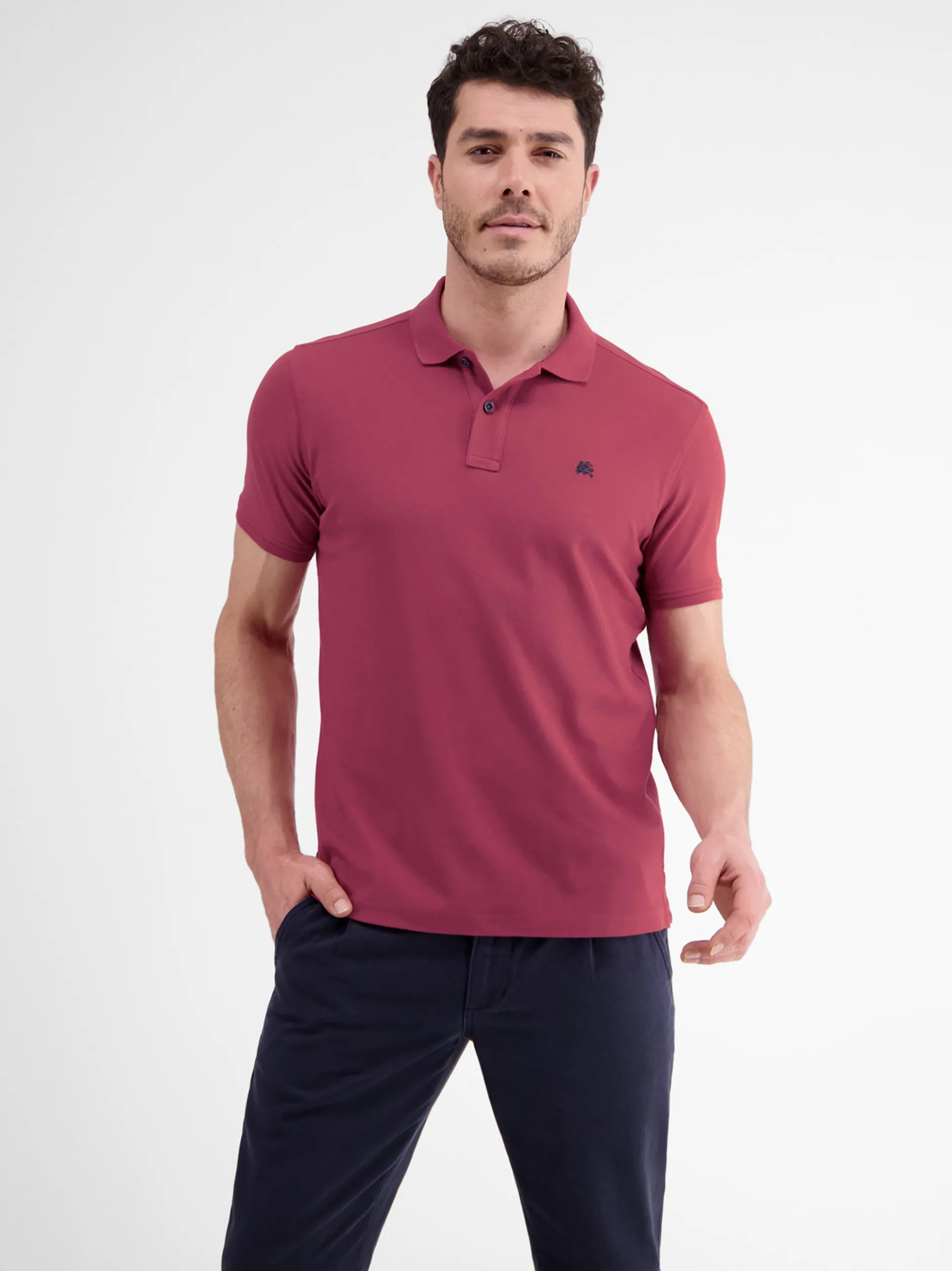 LERROS Herren Poloshirt in rosa