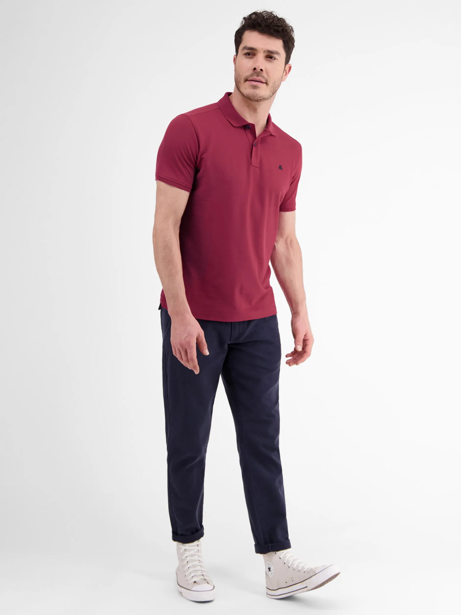LERROS Herren Poloshirt in rosa