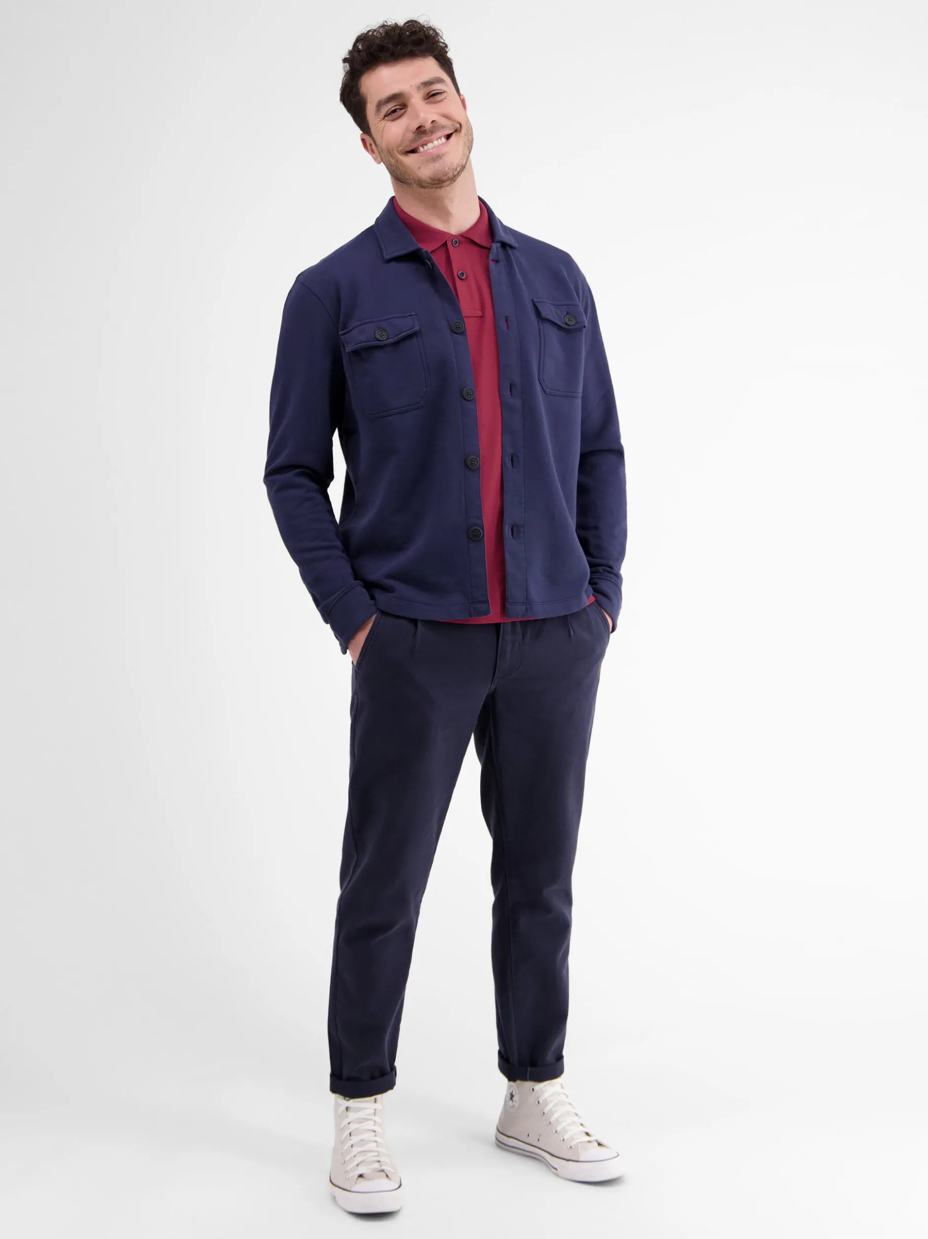 LERROS Herren Poloshirt in rosa