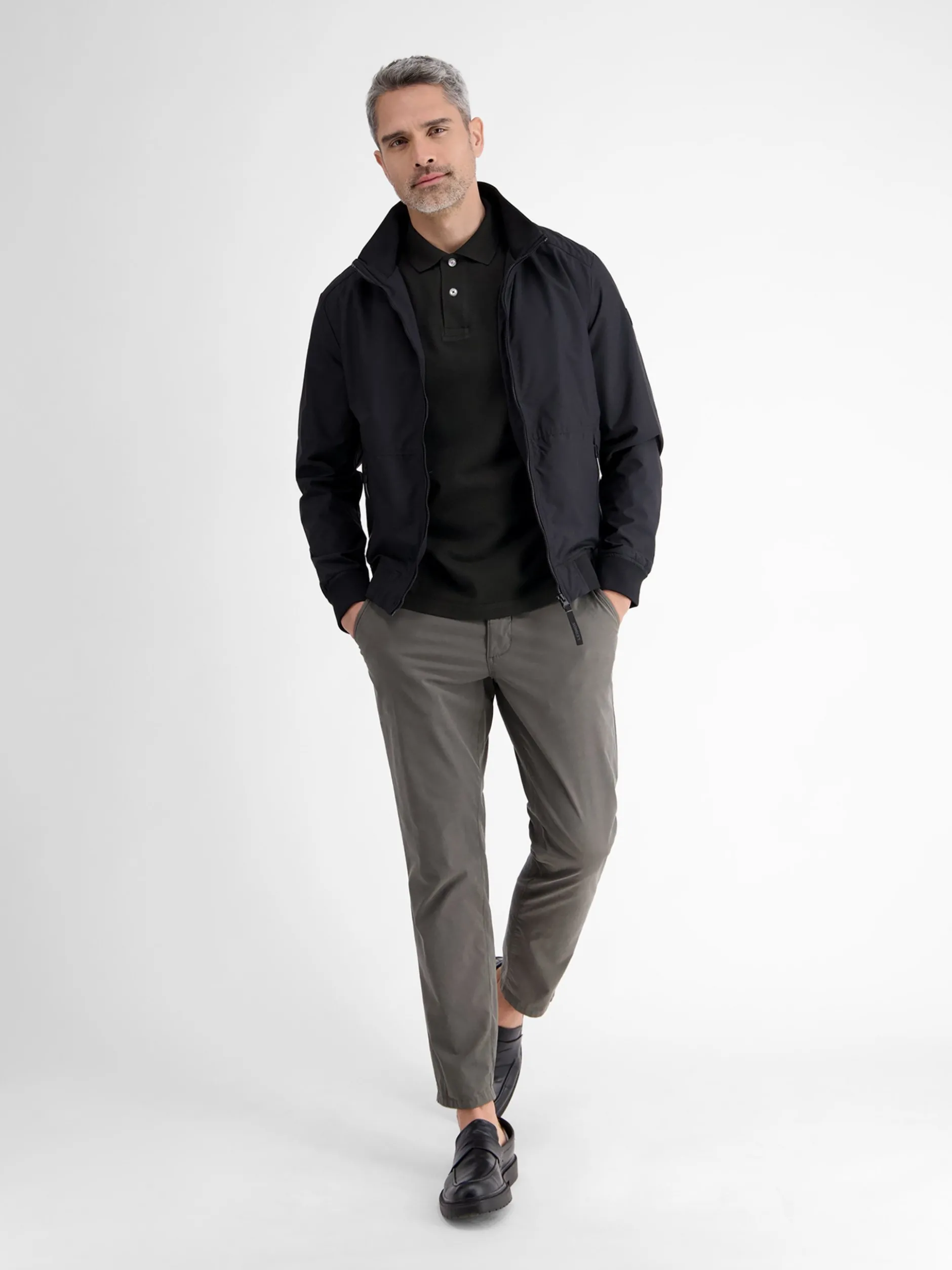 LERROS Herren Poloshirt in schwarz