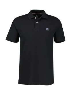 LERROS Herren Poloshirt in schwarz