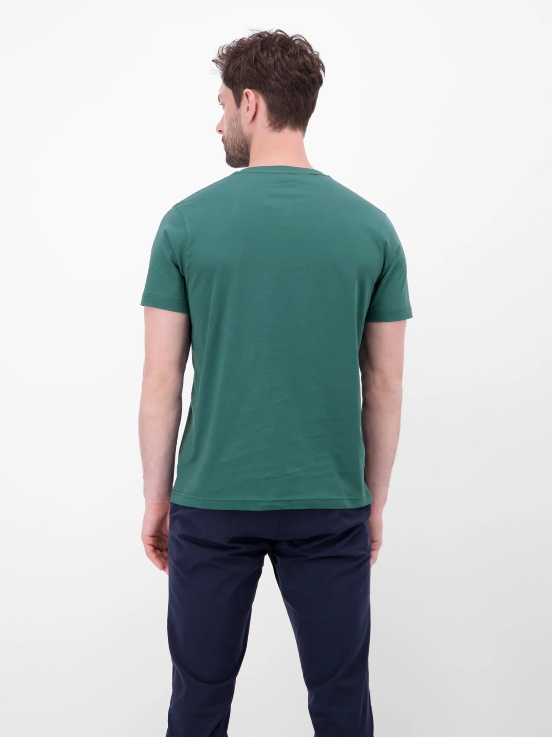 LERROS Herren Rundhalsshirt in grün