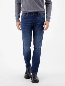 LERROS Herren Slim-fit-Jeans in blau