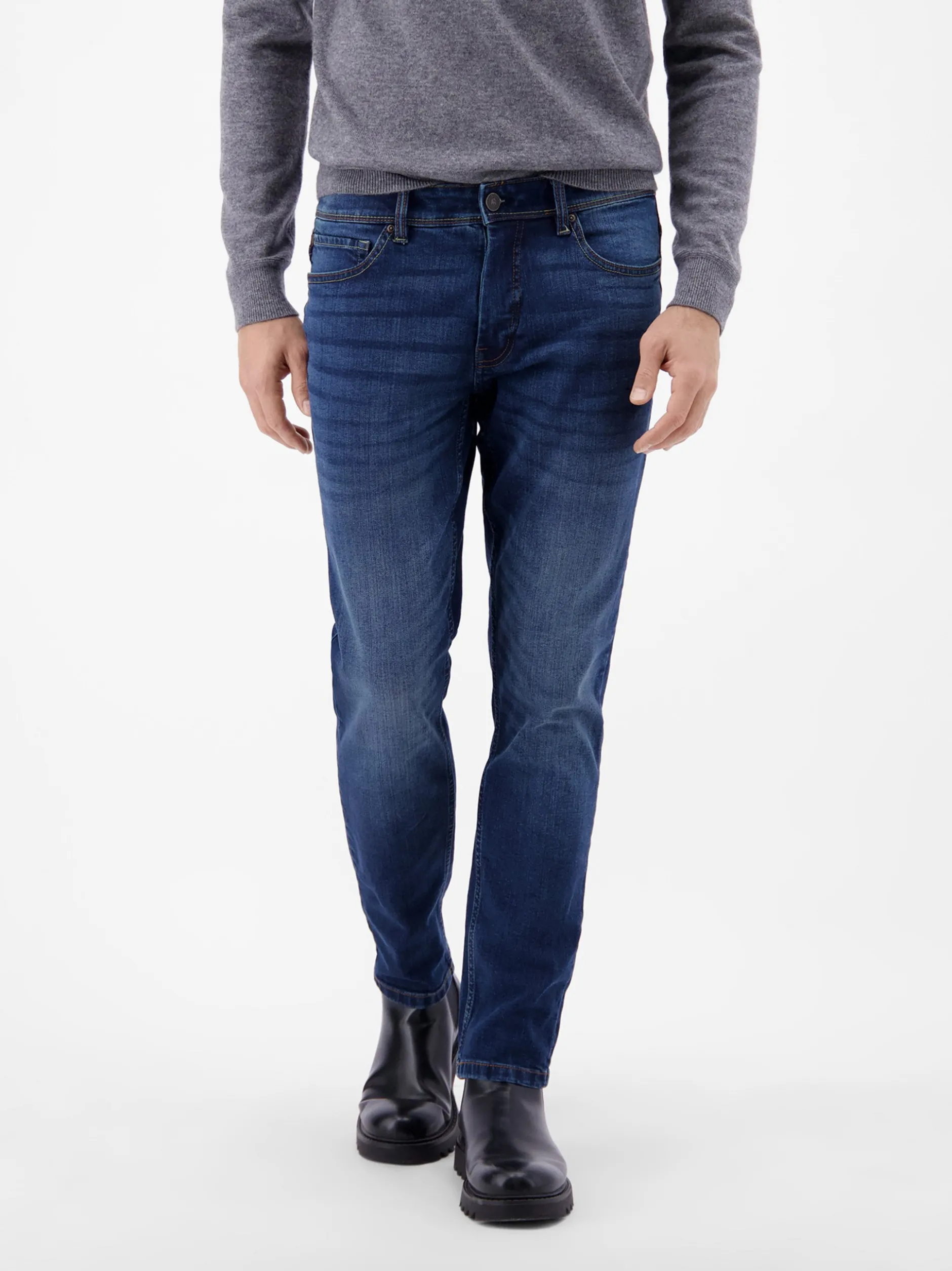 LERROS Herren Slim-fit-Jeans in blau