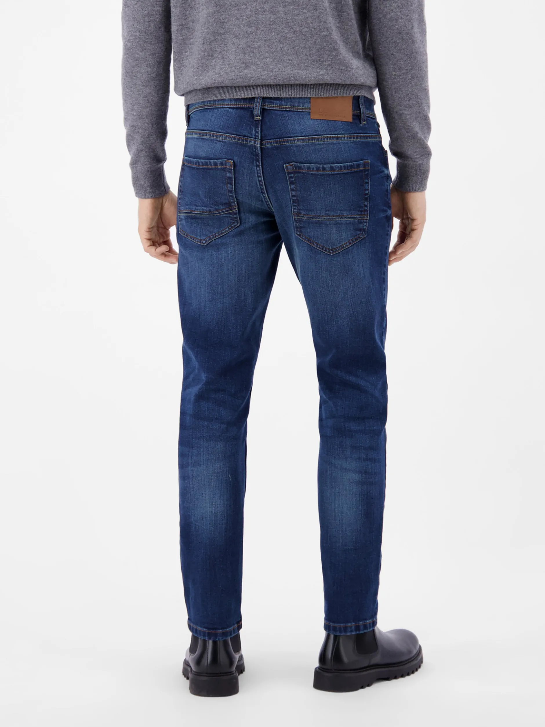 LERROS Herren Slim-fit-Jeans in blau