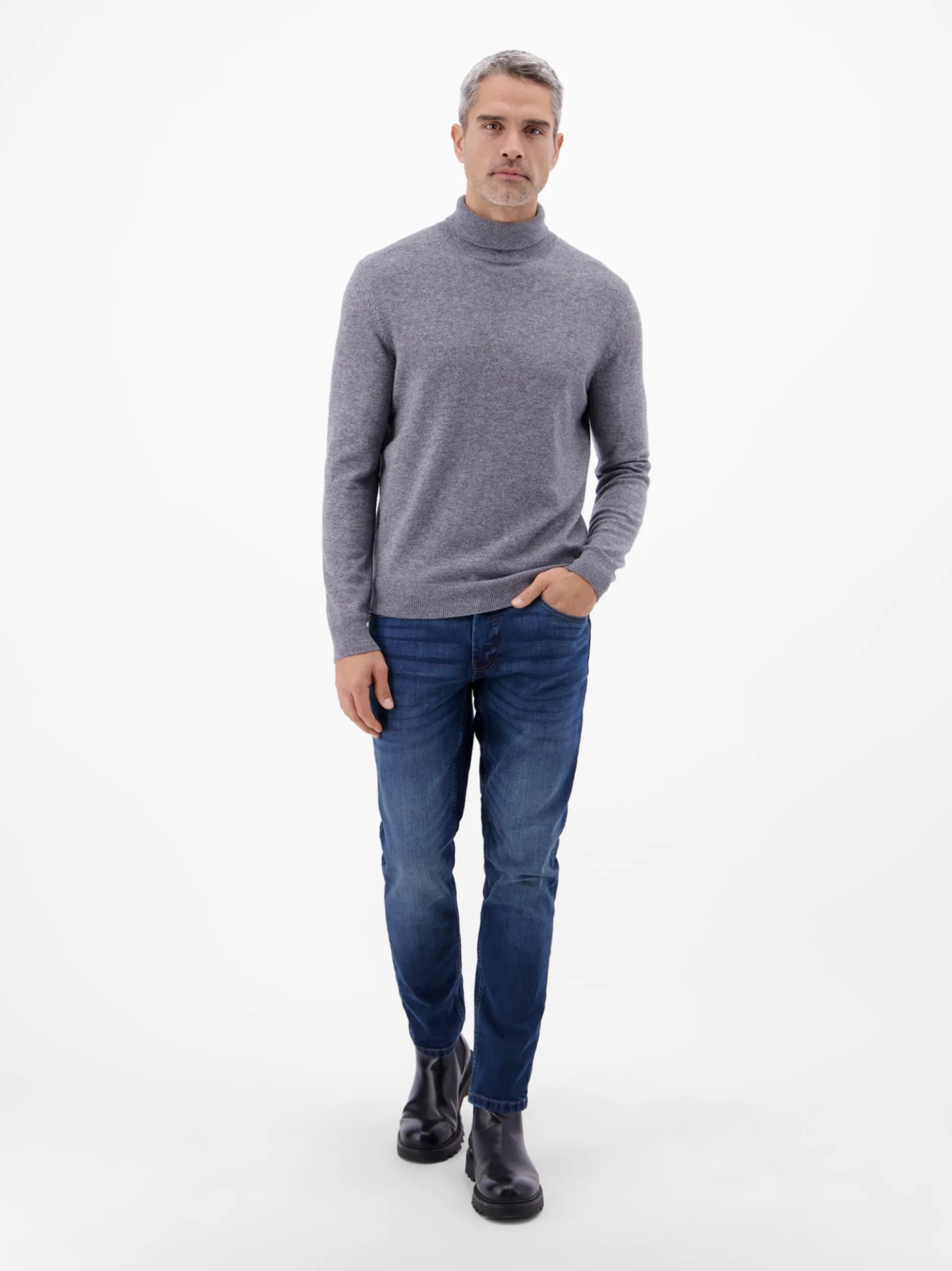 LERROS Herren Slim-fit-Jeans in blau