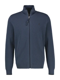 LERROS Herren Strickjacke in blau