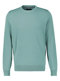 LERROS Herren Strickpullover in blau
