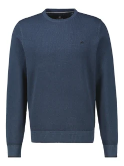 LERROS Herren Strickpullover in blau