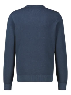 LERROS Herren Strickpullover in blau