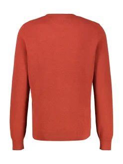 LERROS Herren Strickpullover in rot