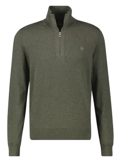 LERROS Herren Strickpullover in oliv