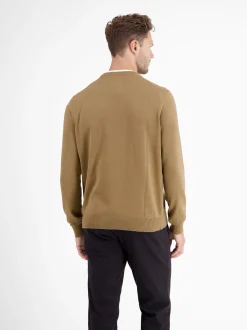 LERROS Herren Strickpullover in beige