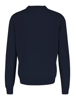 LERROS Herren Strickpullover in blau