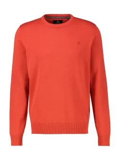 LERROS Herren Strickpullover in rot