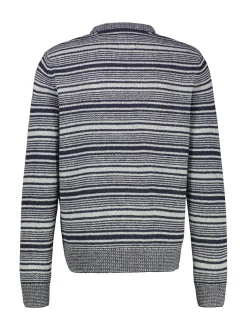 LERROS Herren Strickpullover in blau