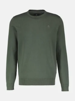LERROS Herren Strickpullover in oliv