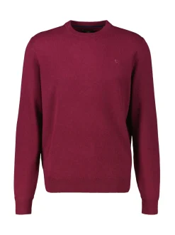 LERROS Herren Strickpullover in rot
