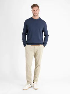 LERROS Herren Strickpullover in blau