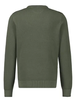 LERROS Herren Strickpullover in oliv