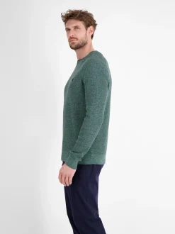 LERROS Herren Strickpullover in blau