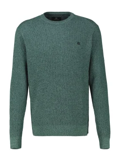 LERROS Herren Strickpullover in blau