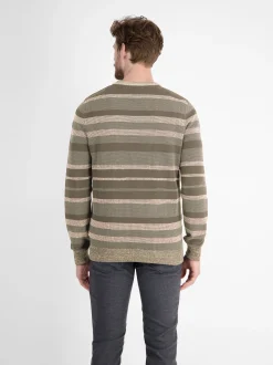 LERROS Herren Strickpullover in beige