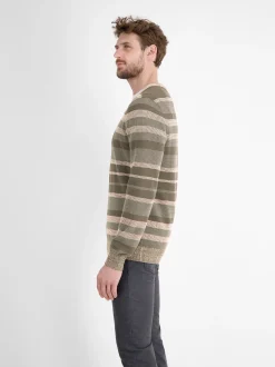 LERROS Herren Strickpullover in beige