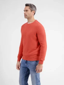 LERROS Herren Strickpullover in rot