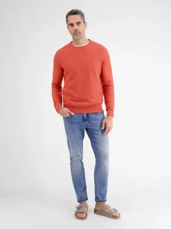LERROS Herren Strickpullover in rot
