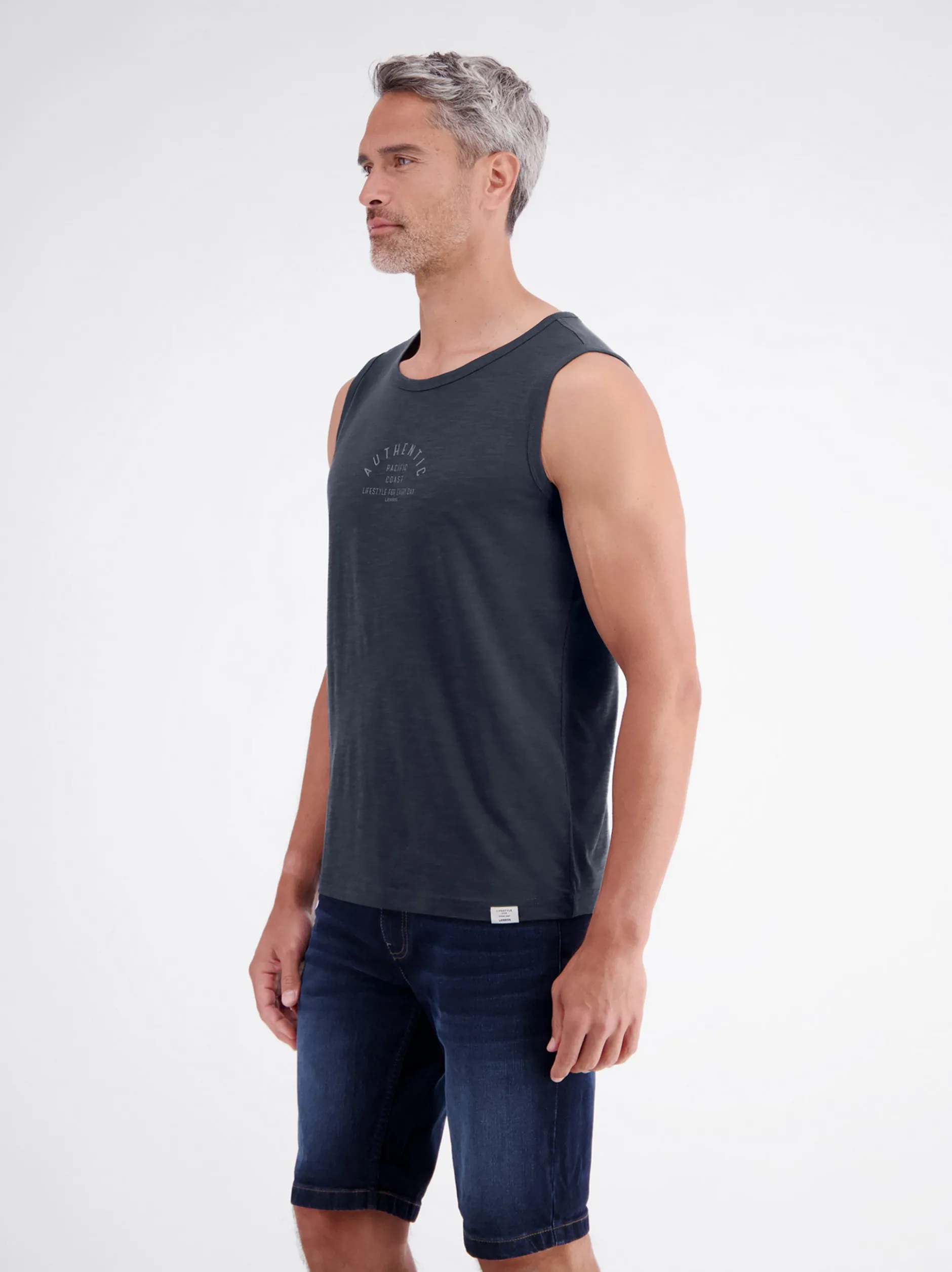 LERROS Herren Tanktop in blau