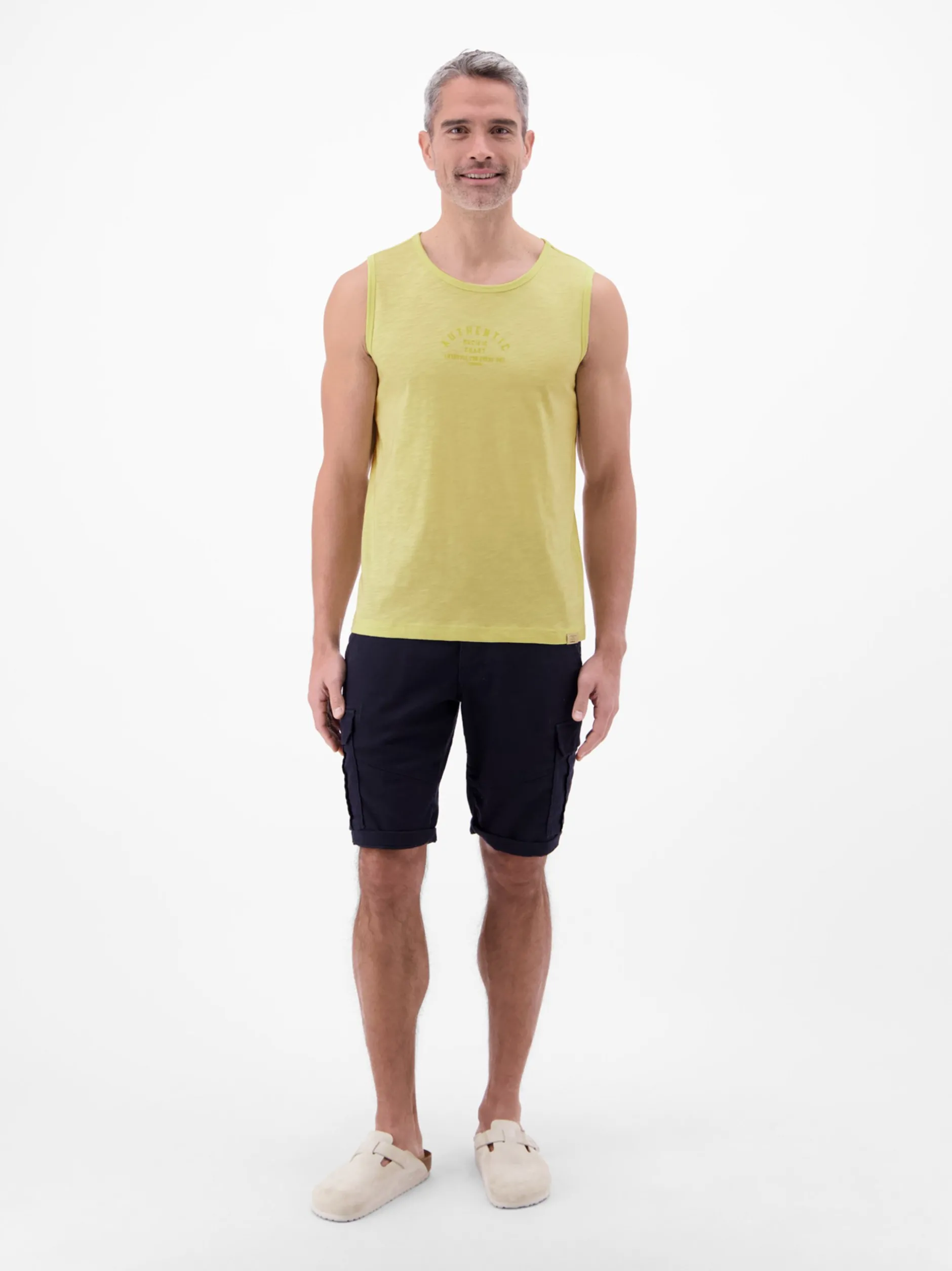 LERROS Herren Tanktop in gelb