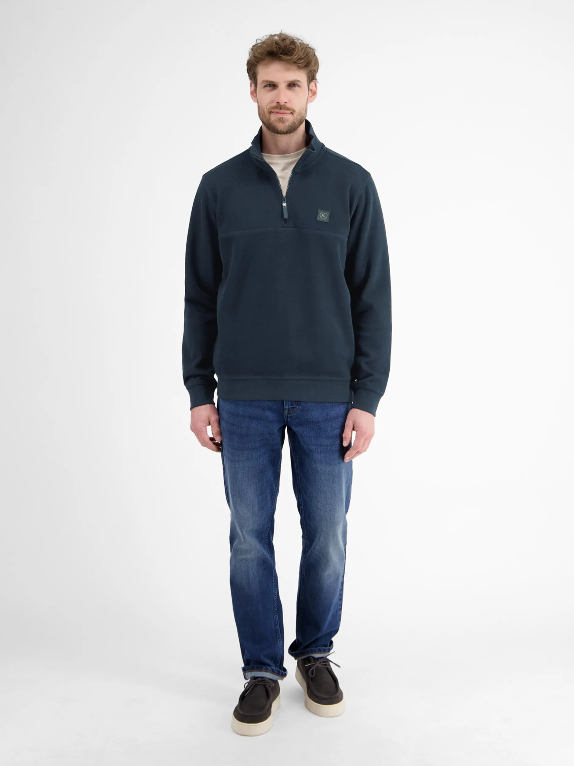 LERROS Herren Troyer in blau