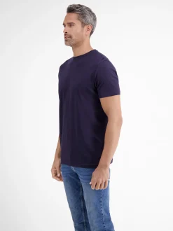 LERROS Herren T-Shirt Doppelpack in blau