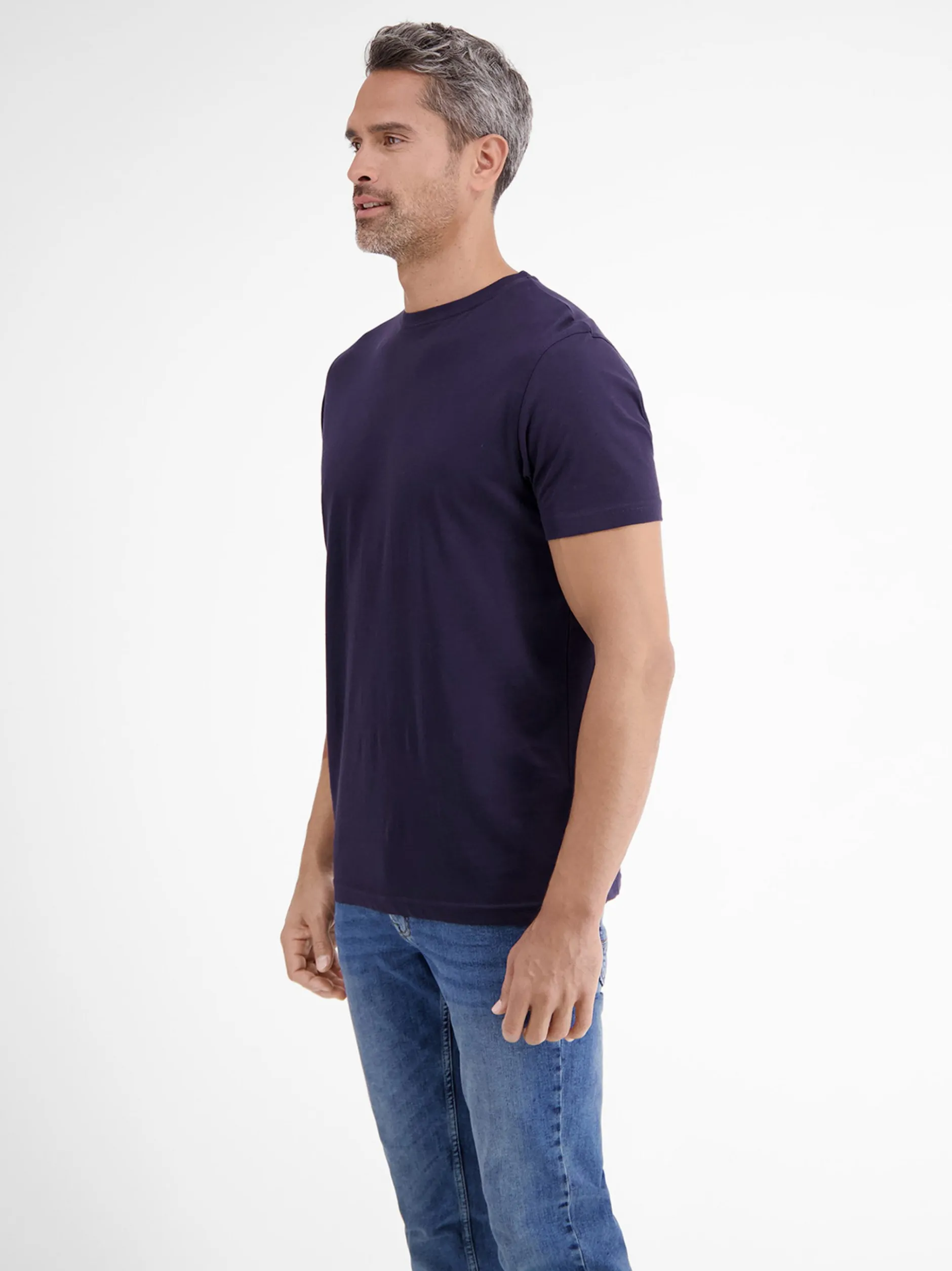 LERROS Herren T-Shirt Doppelpack in blau
