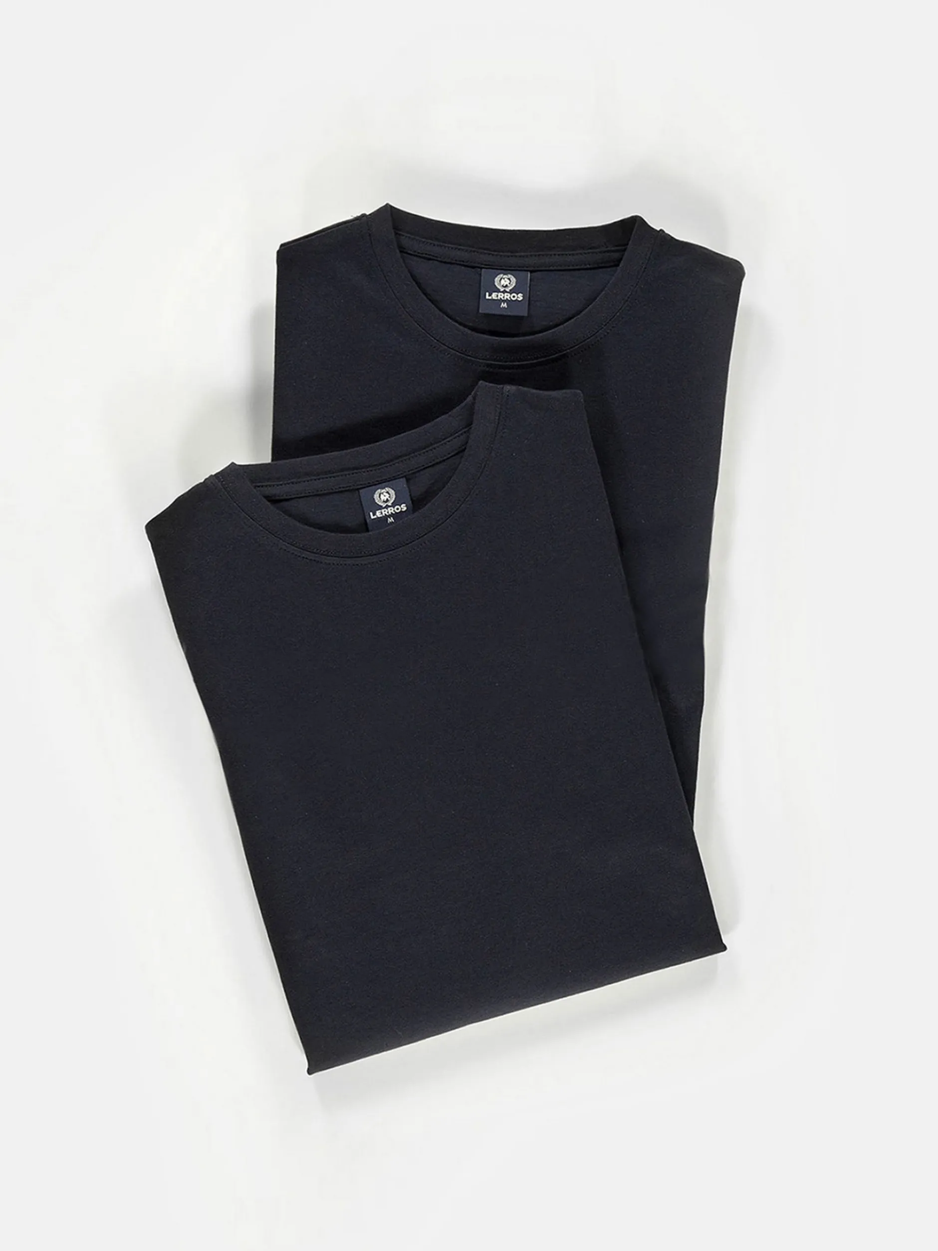 LERROS Herren T-Shirt Doppelpack in blau