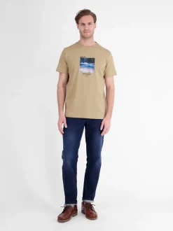 LERROS Herren T-Shirt in beige