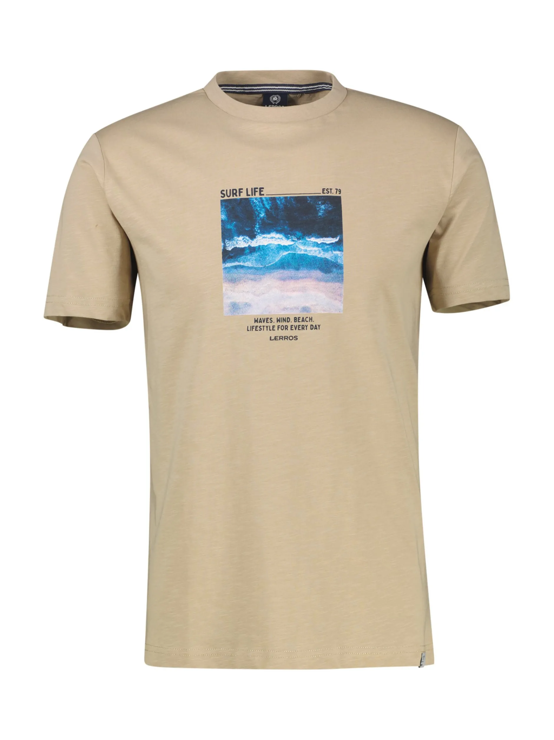 LERROS Herren T-Shirt in beige