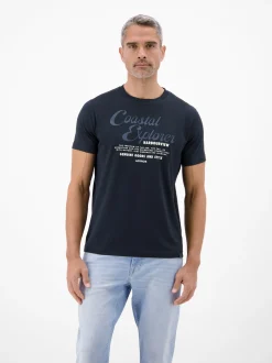LERROS Herren T-Shirt in blau