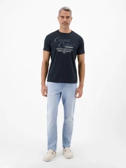 LERROS Herren T-Shirt in blau
