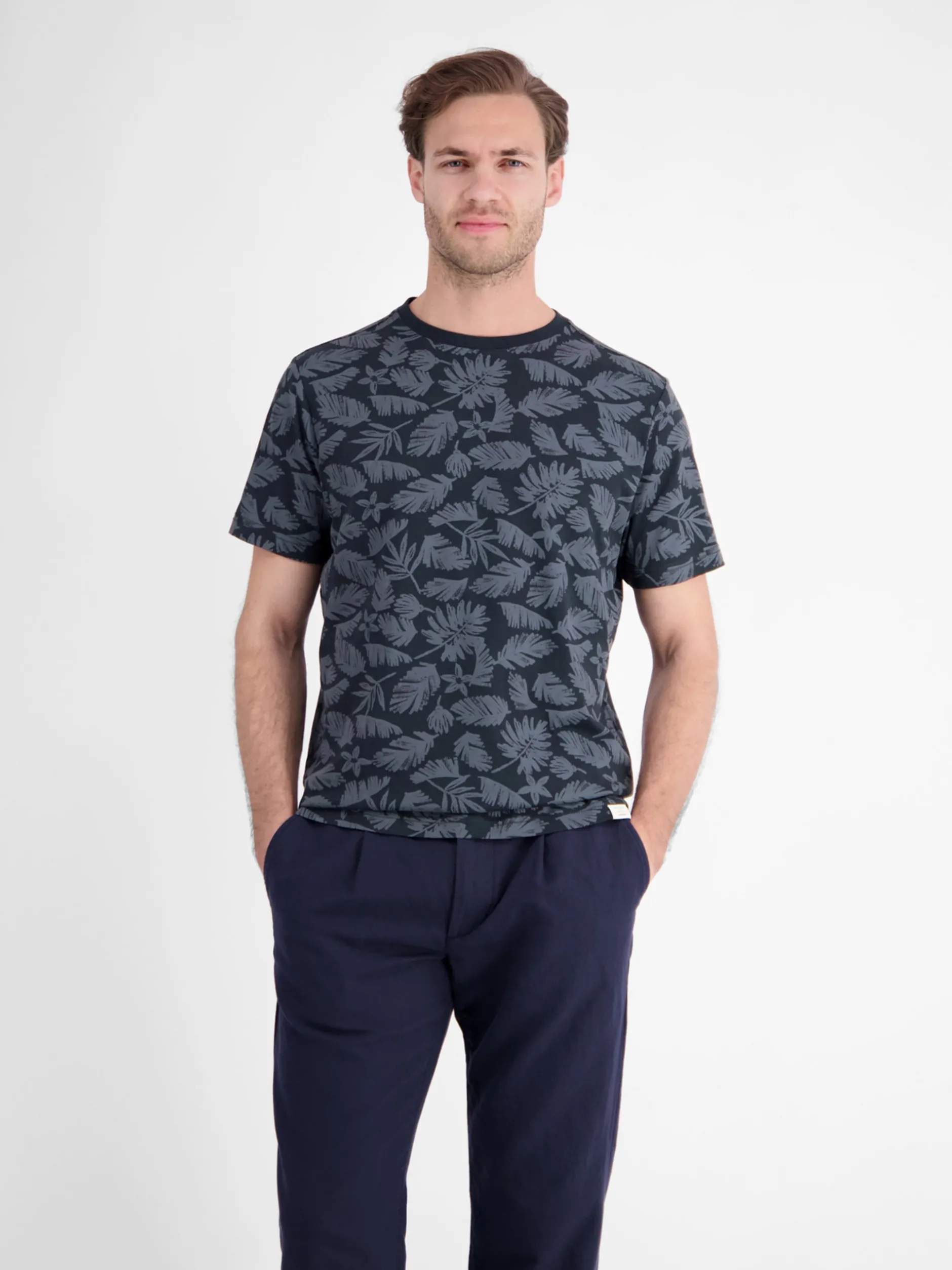 LERROS Herren T-Shirt in blau