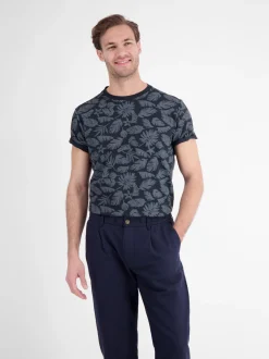 LERROS Herren T-Shirt in blau