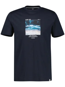 LERROS Herren T-Shirt in blau