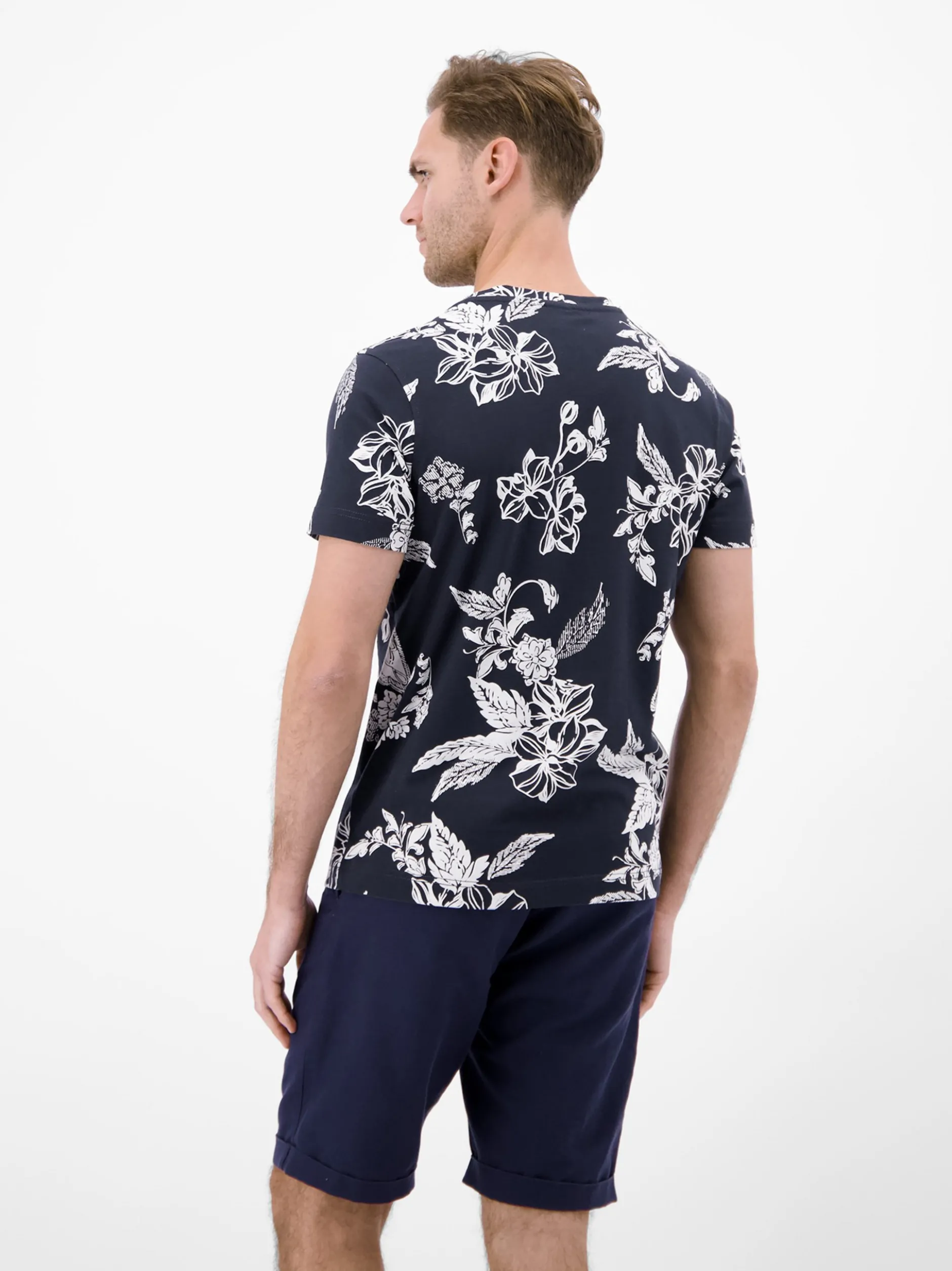 LERROS Herren T-Shirt in blau