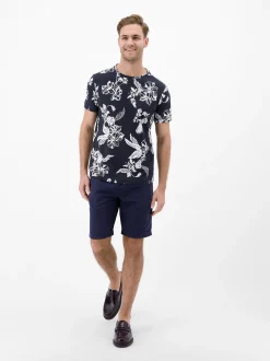LERROS Herren T-Shirt in blau